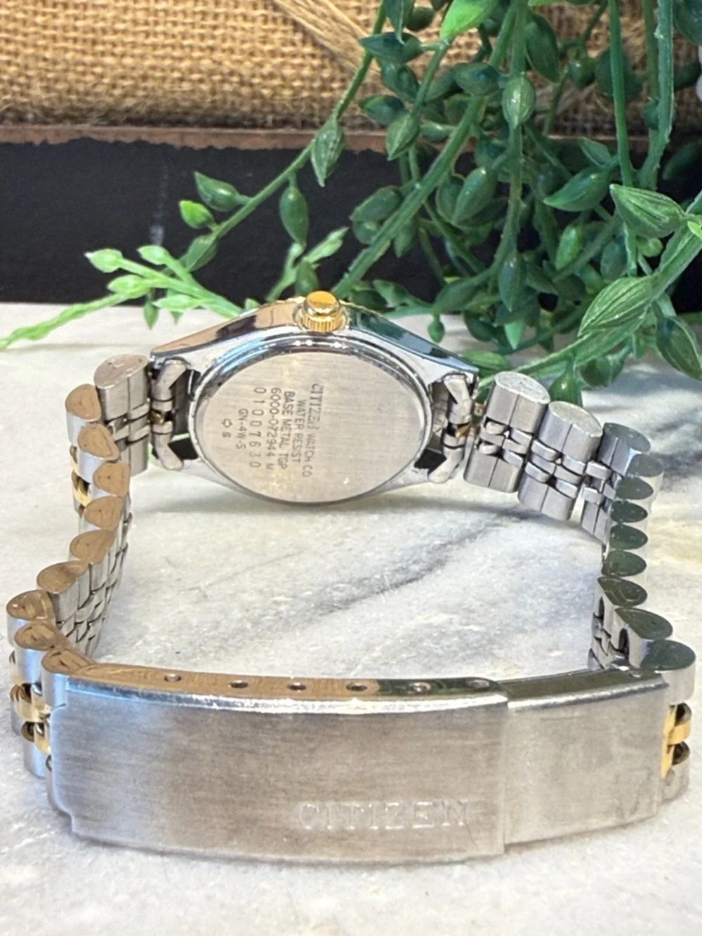 Citizen Two-Tone Gold and Silver Bracelet Watch
